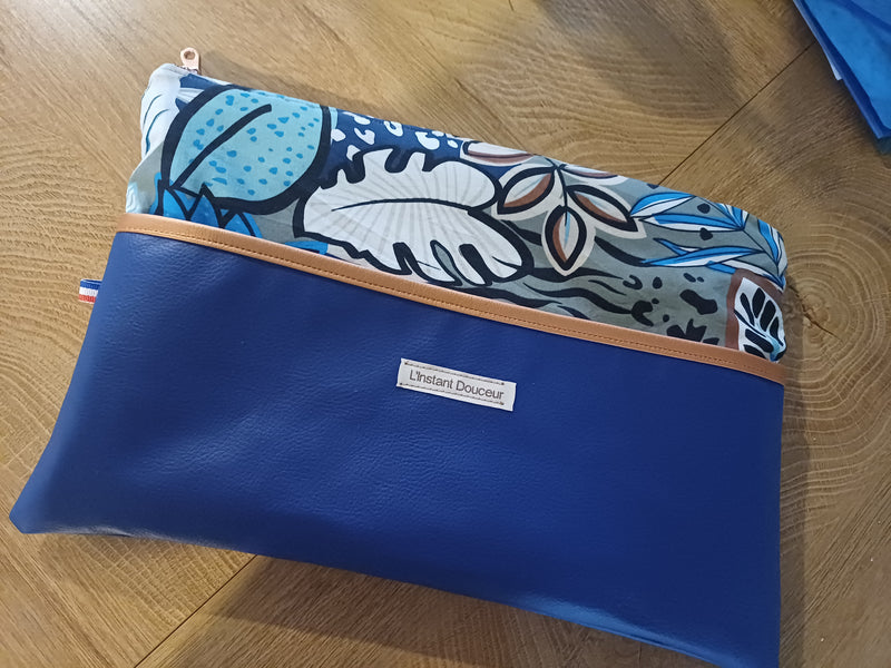 Pochette ordinateur bleu 💙