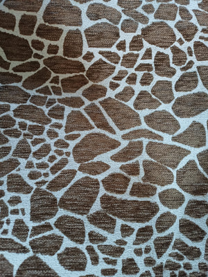 jacquard leopard camel creme