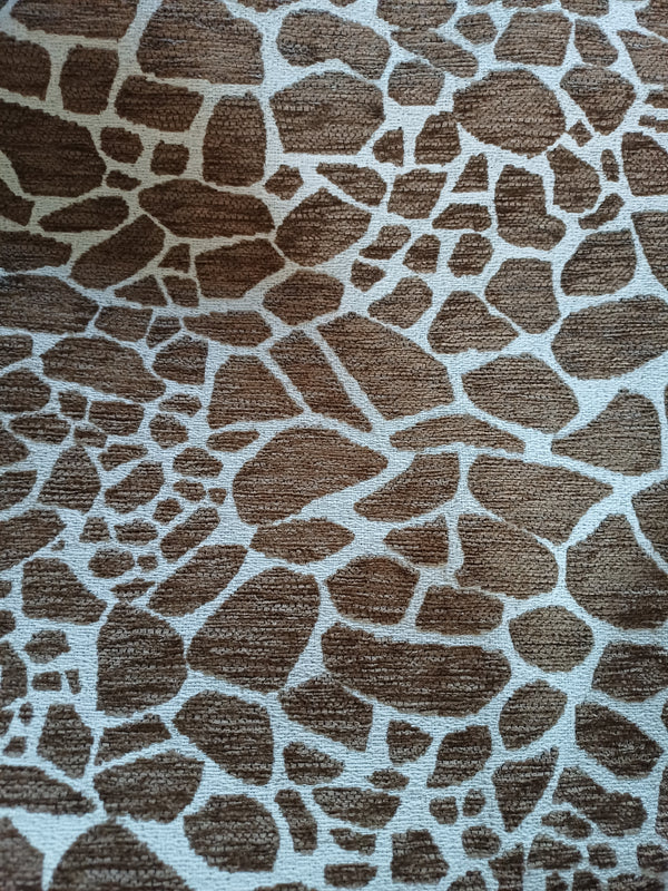 jacquard leopard camel creme