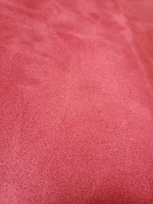 suédine rouge