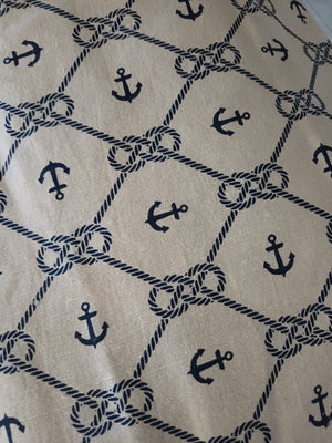 toile encre blanc bleu