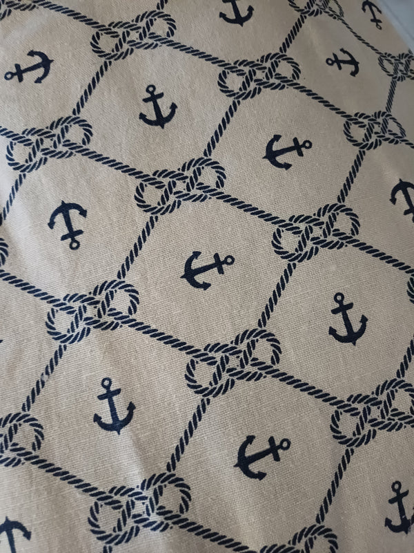 toile encre blanc bleu