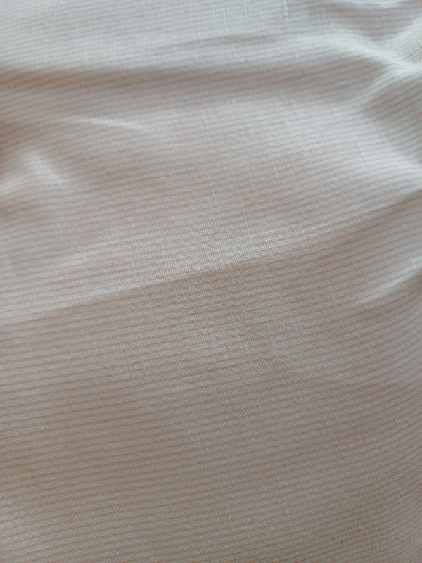 coton ecru rayure
