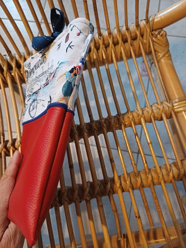 pochette à livre esprit guinguette